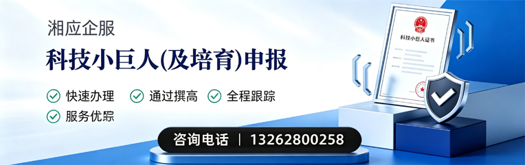 潮州科技小巨人及培育企业申报服务