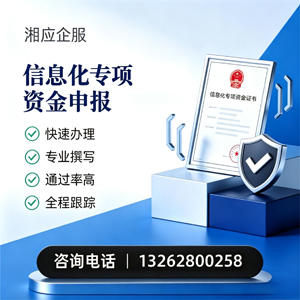 潮州信息化专项资金申报服务