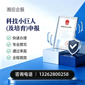 潮州科技小巨人及培育企业申报服务