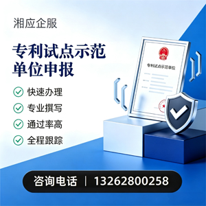 潮州专利试点示范单位申报服务